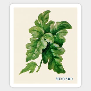 Illustration of Mustard (1915) Sticker